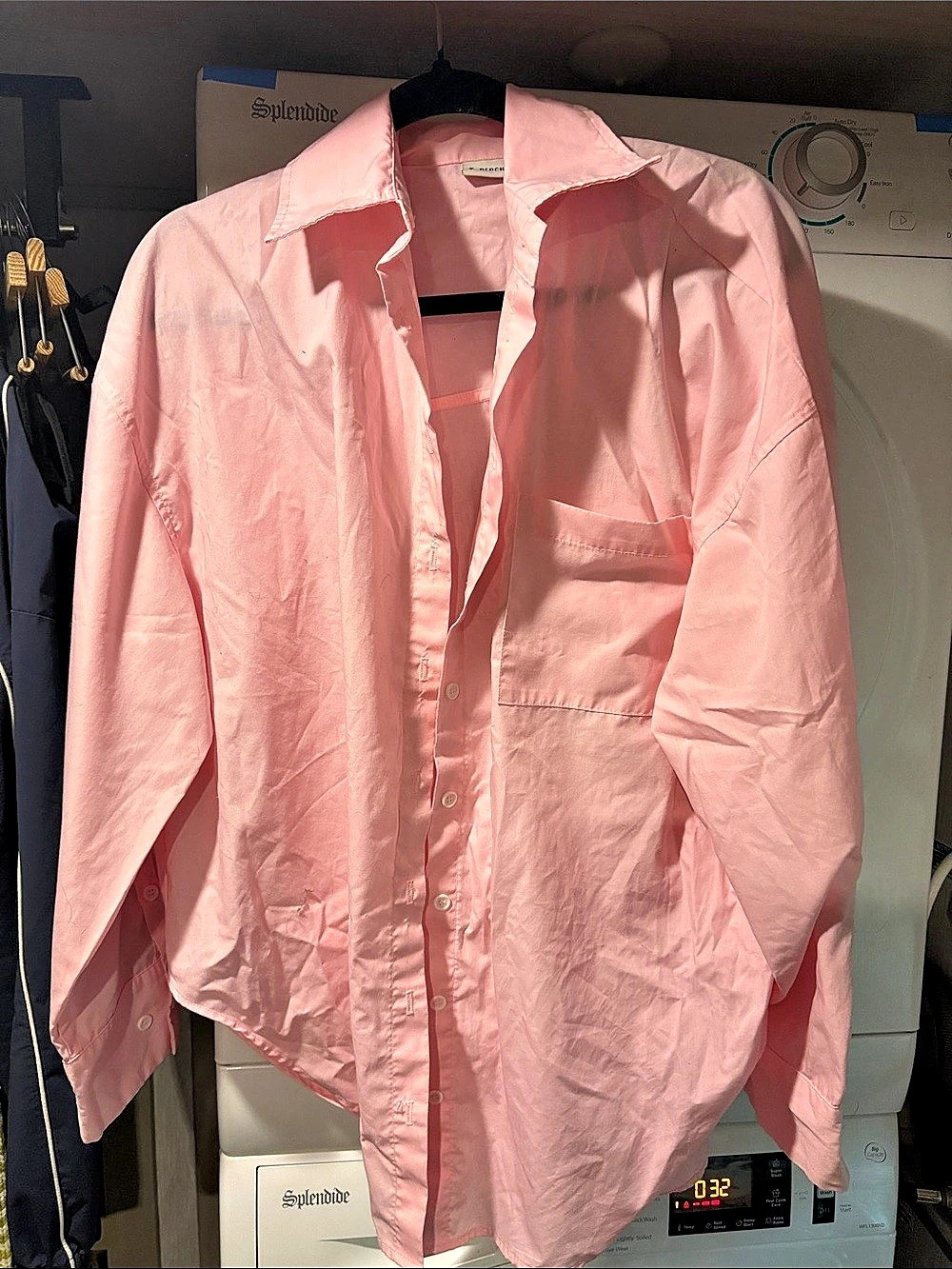 BeachCrew Pink Button Down Shirt Like New